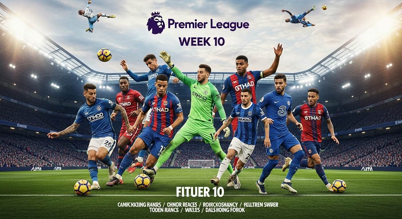Jadwal Pekan ke-10 Premier League